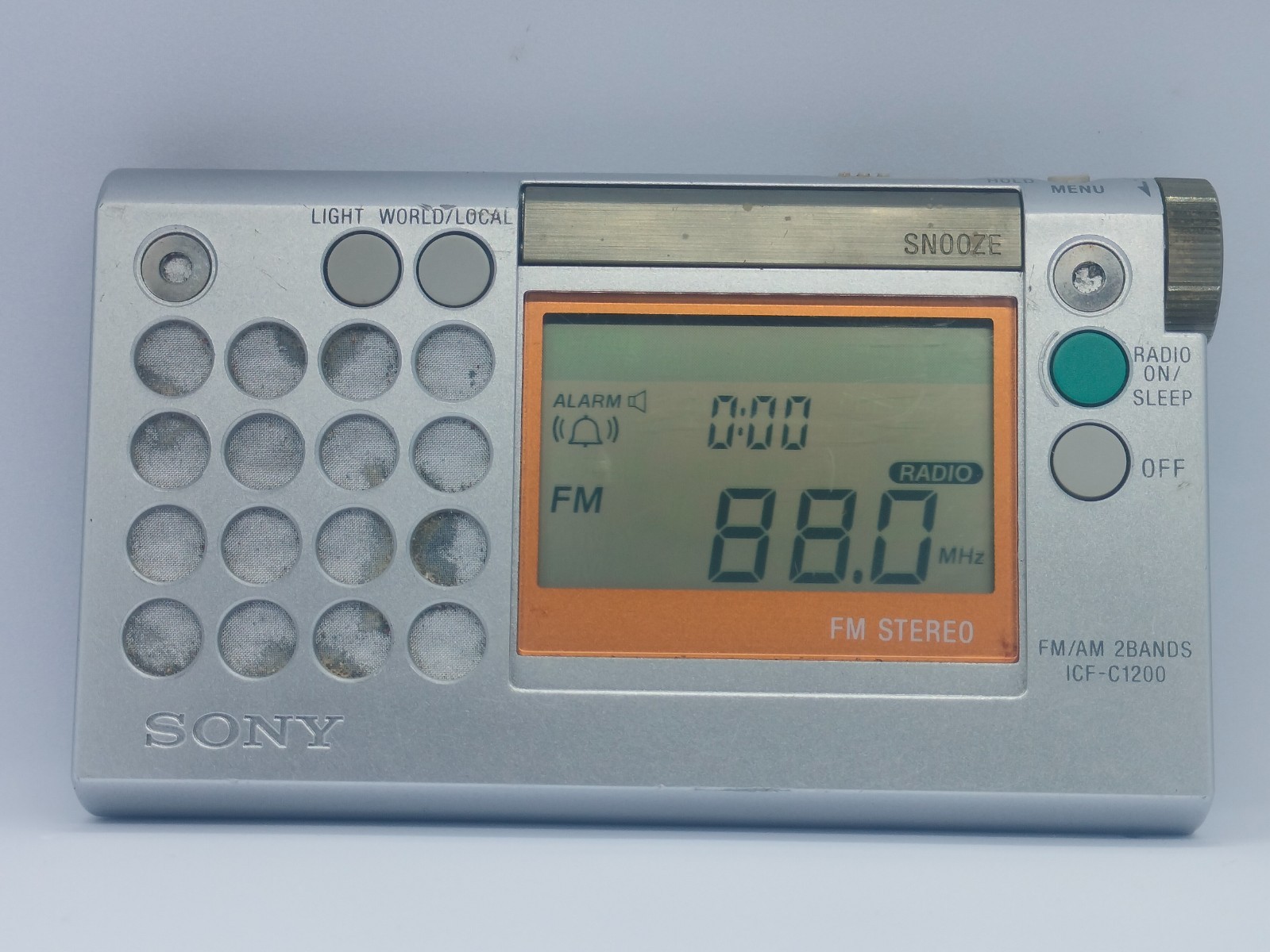 Sony ICF-C 1200 AM FM Radio Japan Fully working RARE!!!