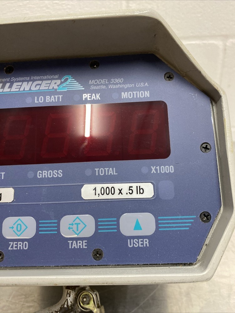 Measurement Systems International Challenger 2 Digital Crane Scale MSI-3360