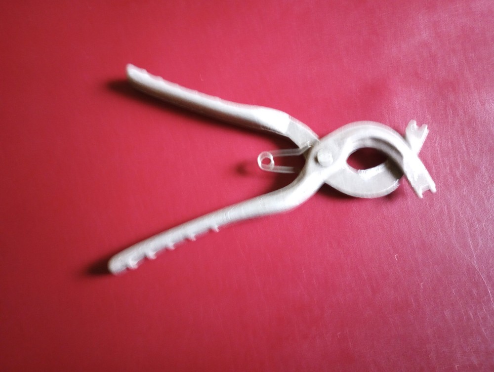 Vintage Aluminum Spring Clamp Tool