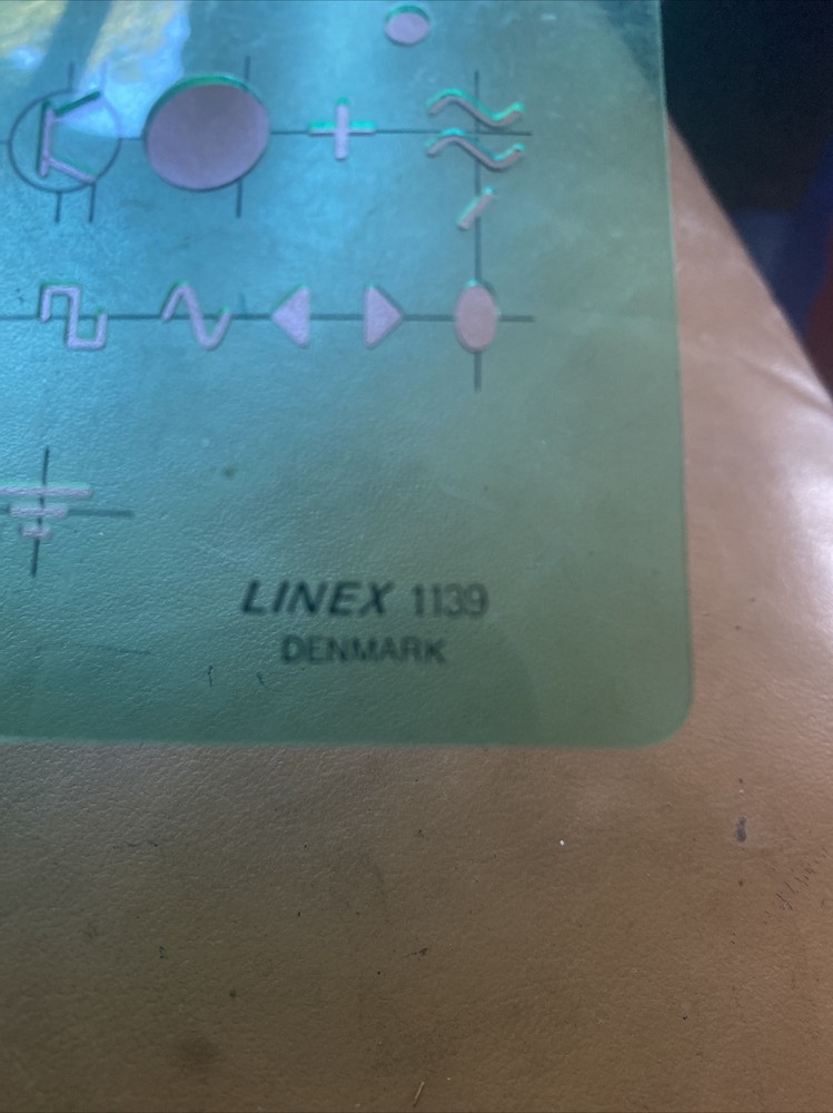 BIN Linex Technical Drawing Template - Number 1139