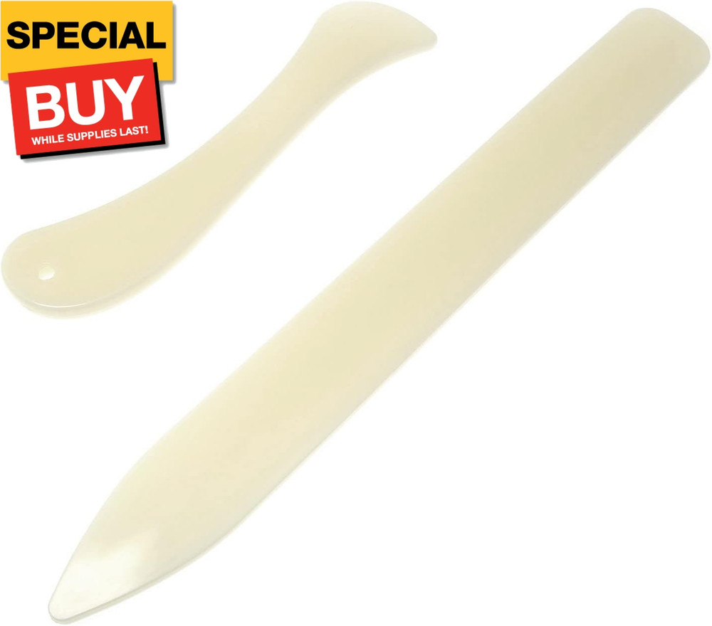 2pcs Bone Folder, Scoring Tool Irregular Bone Paper Folder Lightweight Paper Cre