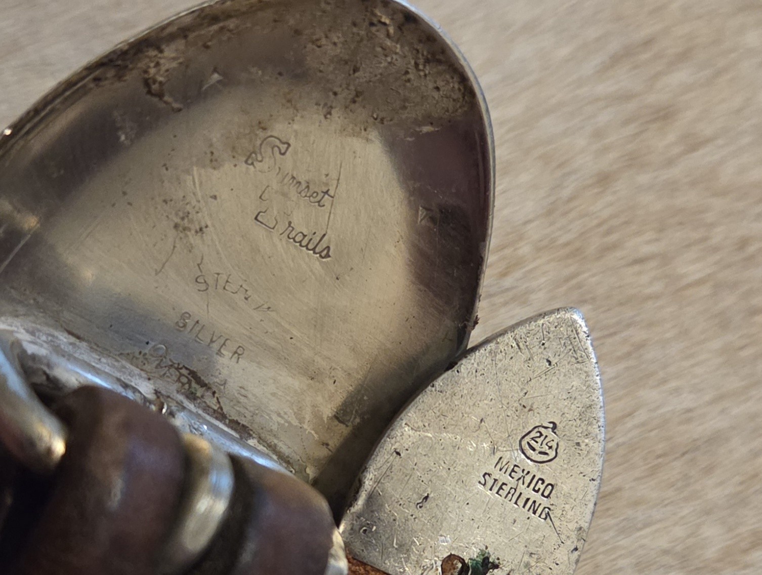 VTG SUNSET TRAILS STERLING SILVER QUCK CHANGE SHOW HEADSTALL RANCH HORSE BRIDLE