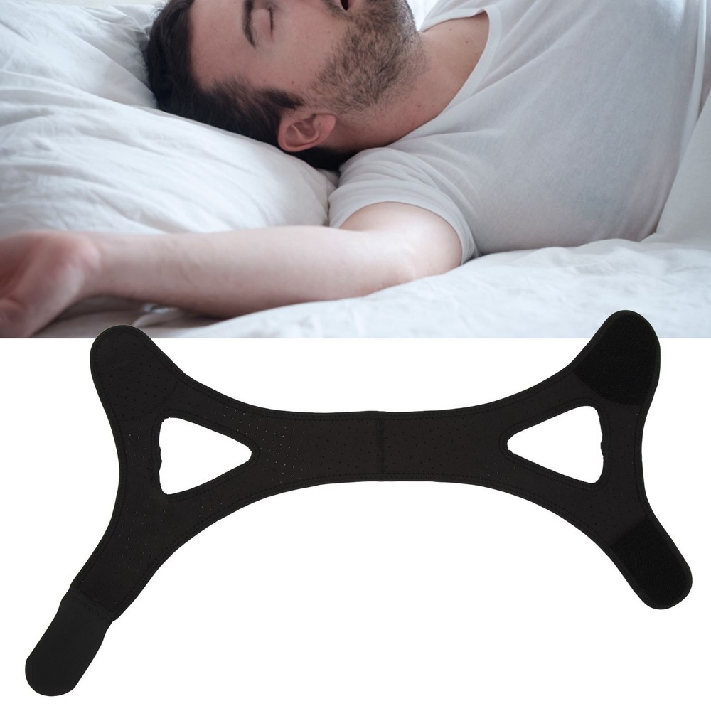 Anti Snoring Chin Strap Keep Mouth Closed While Sleeping SBR Snoring Solution❀