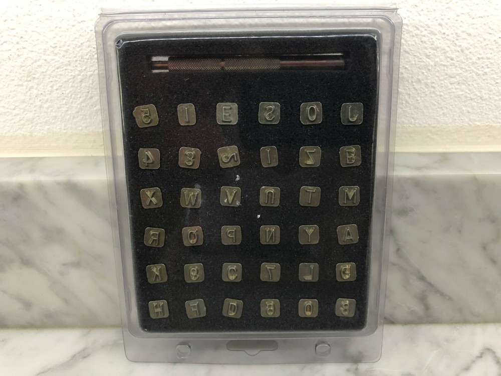 Number and Letter Stamping with Automatic Punch