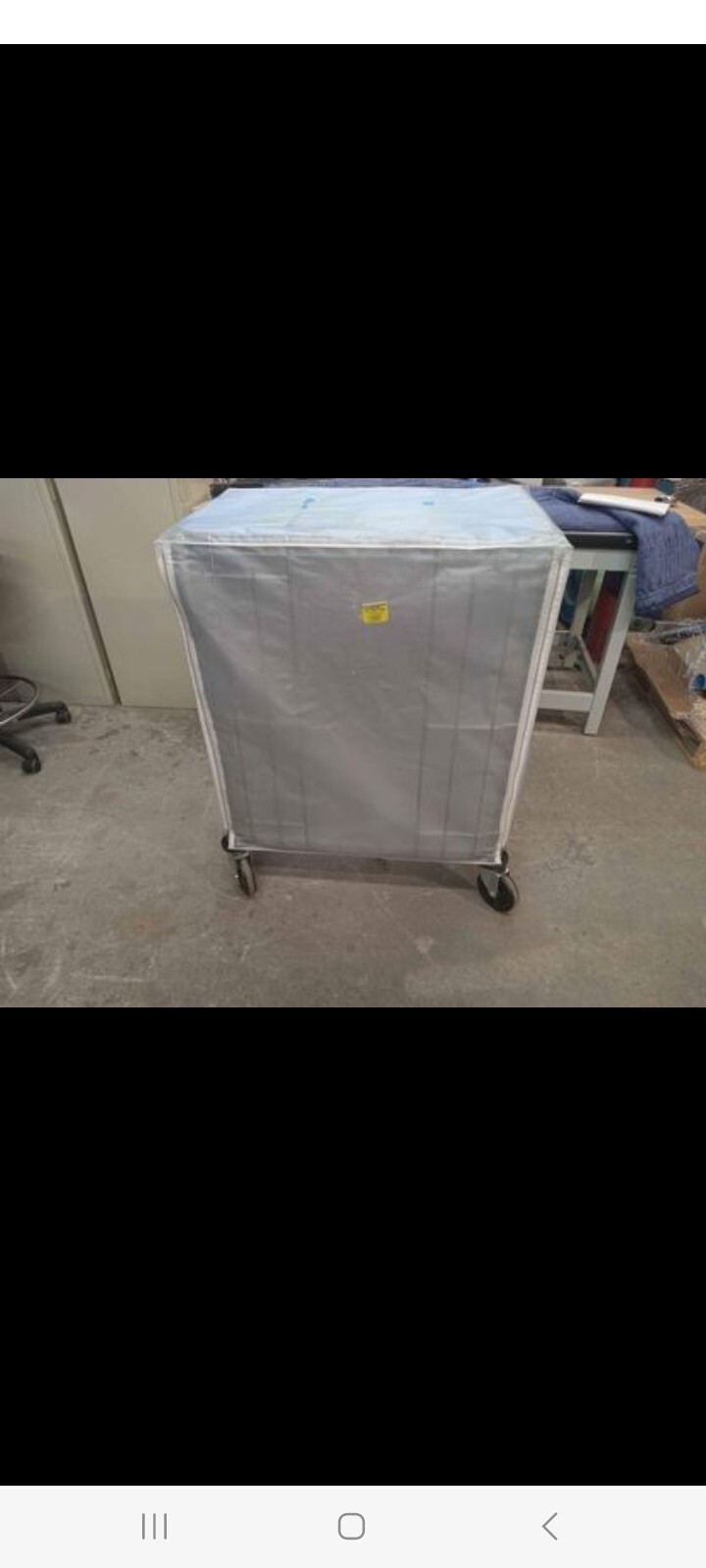 Nexel Side Load Wire Tray Cart with 19 Tray Capacity, 30"L x 18"W x 40"H