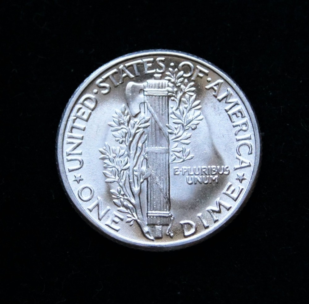 1945 Mercury Dime MS++++++ Super Gem BU