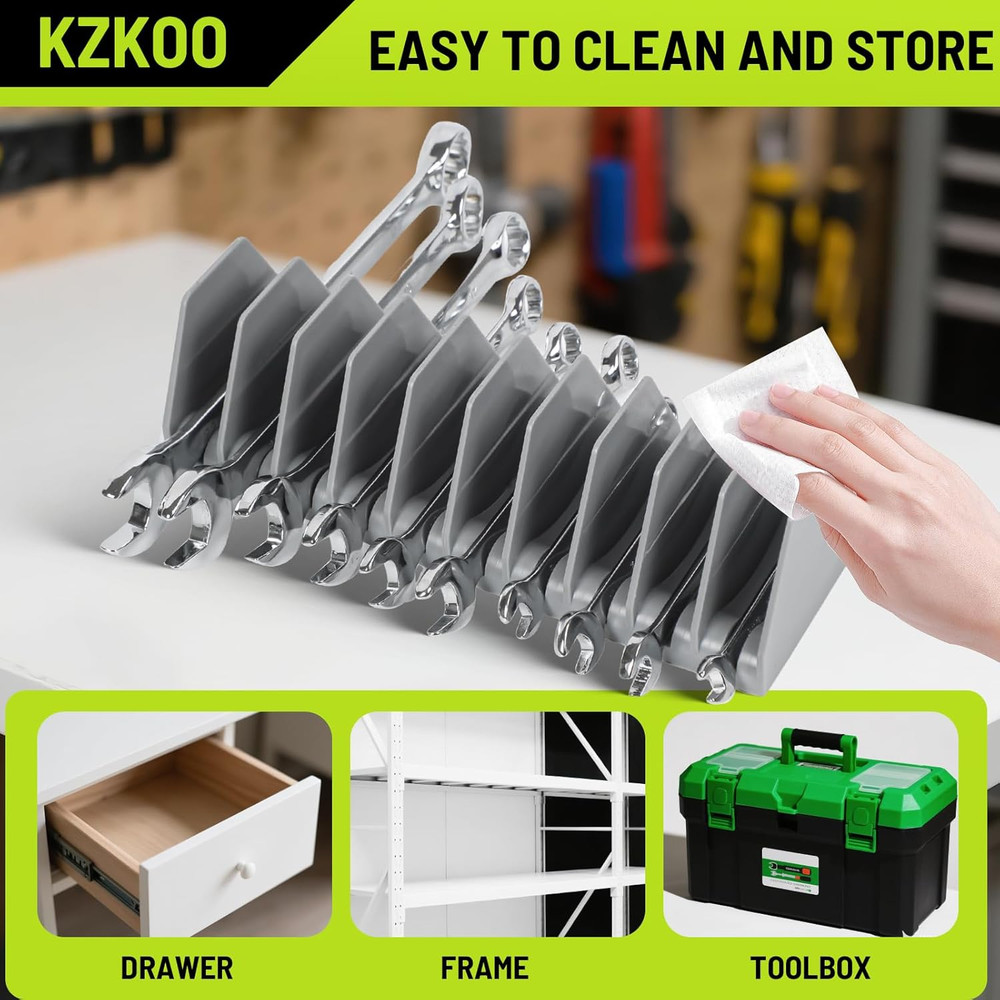 2-Pack Plier Organizer Rack Tool Drawer Durable Space-Saving Design Storage