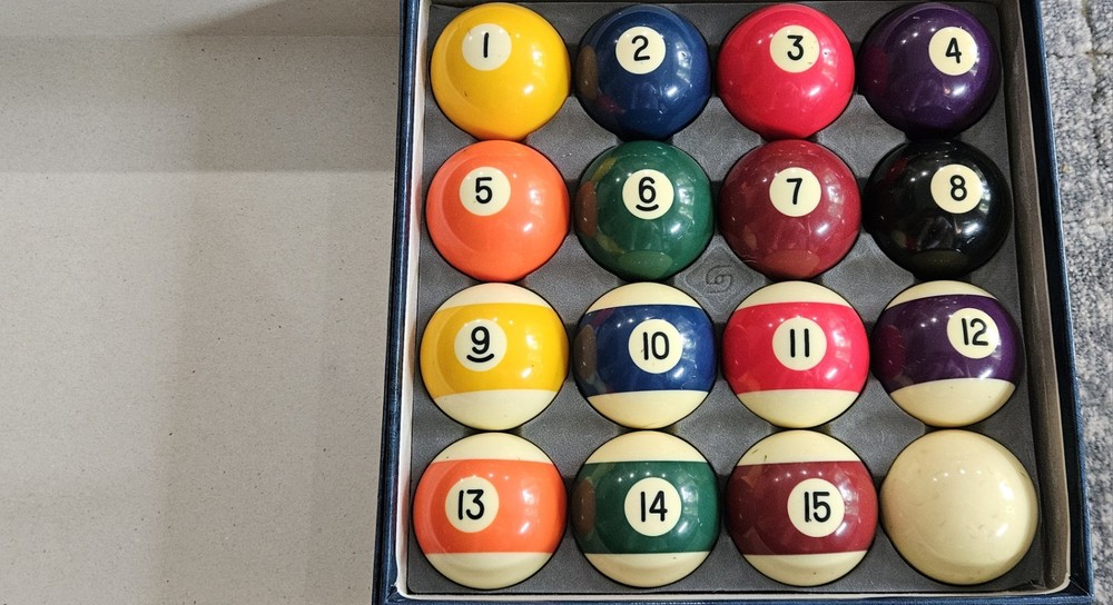 Billiard Balls, Pool Ball Set