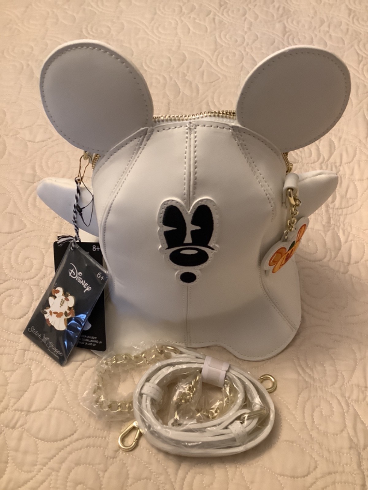 Loungefly Stitch Shoppe Mickey Ghost Glow in the Dark crossbody new w tags