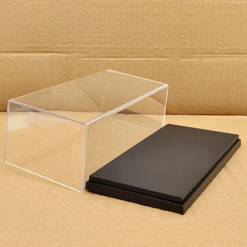 Motorcycle Model Acrylic Case Car Display Gift Boxes Transparent Dustproof 20cm
