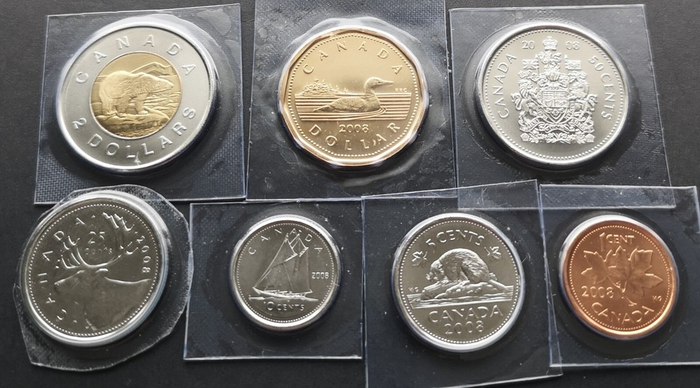 *** CANADA  2008  UNCIRCULATED  SEALED  COINS  SET ***