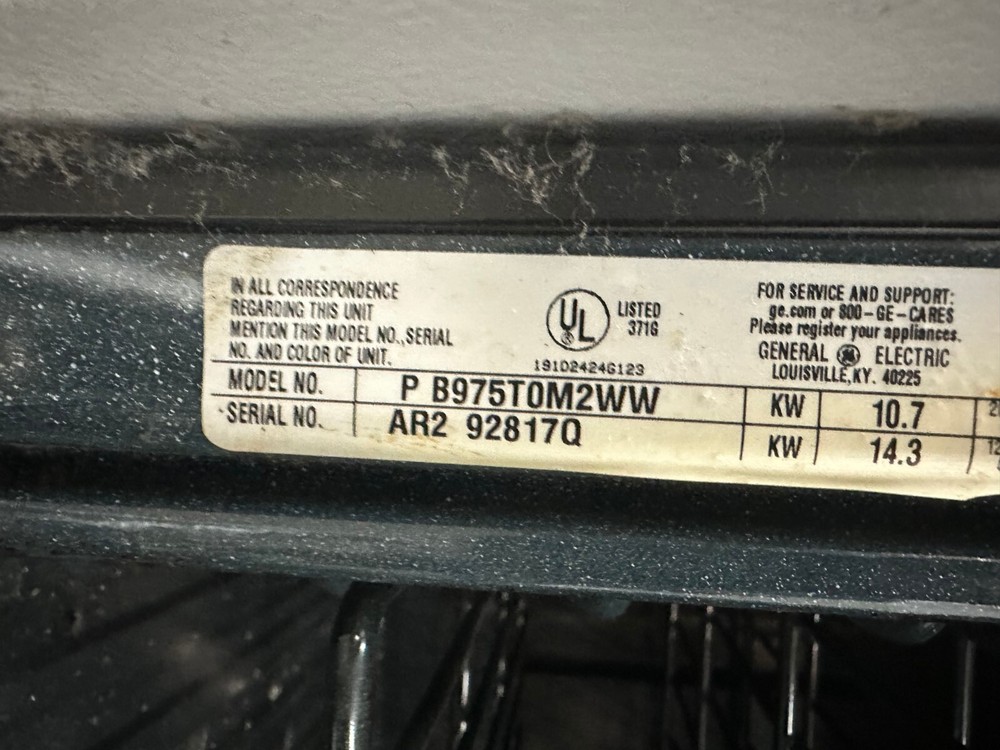 Genuine GE Range Oven Control Board # WB27T10929
