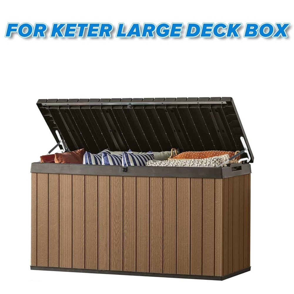 2Pcs Keter Hinge Replacement for Keter Deck Box, Replacement Parts for Keter ...