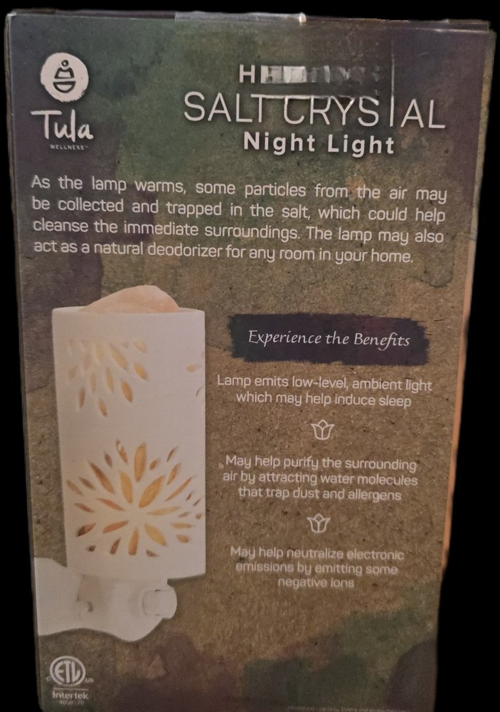 Tula Wellness Himalayan Salt Crystal Night Light