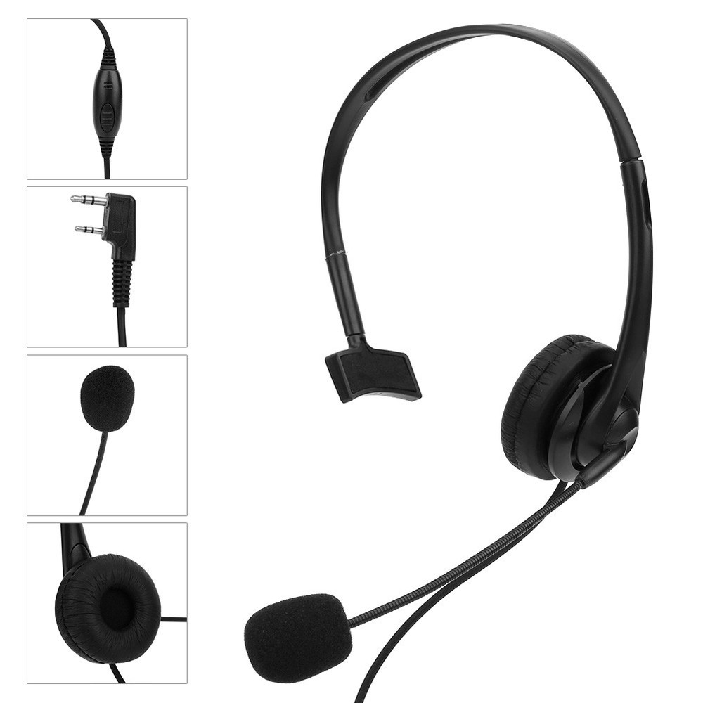2-Pin Headset Sponge Earpad For UV-5R