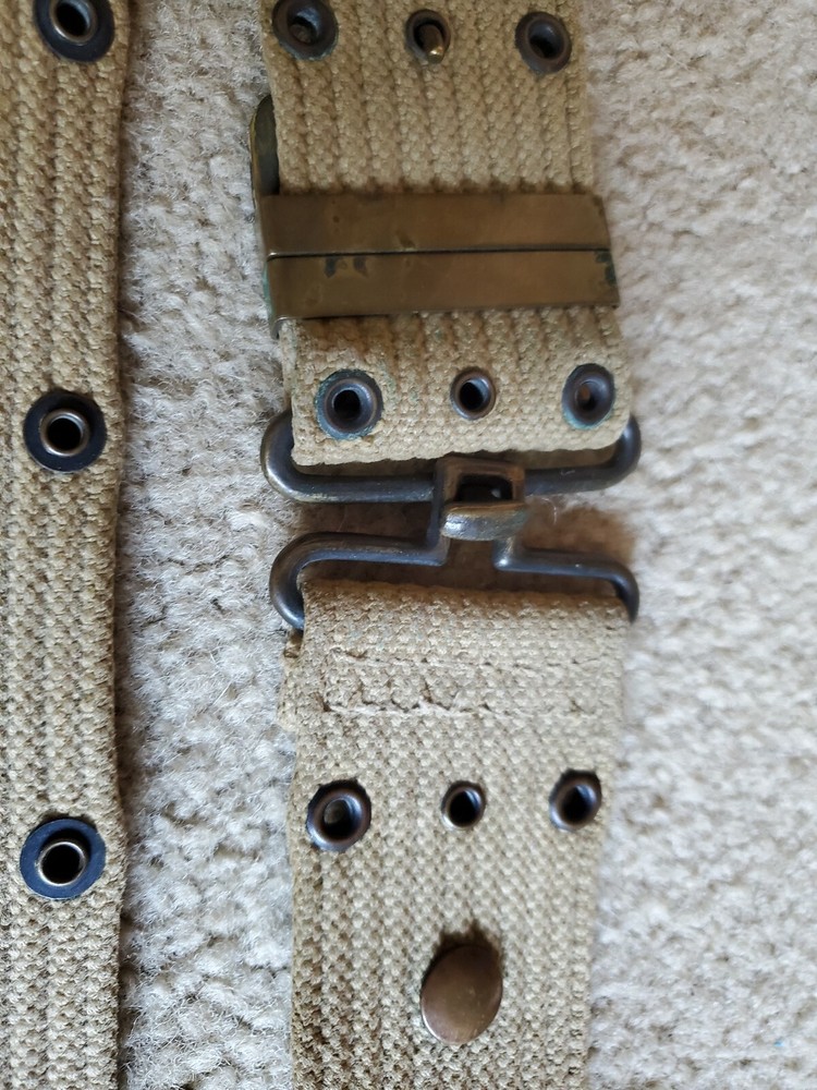 Military Or Hunting Basic Utility Belt Tan Adjustable