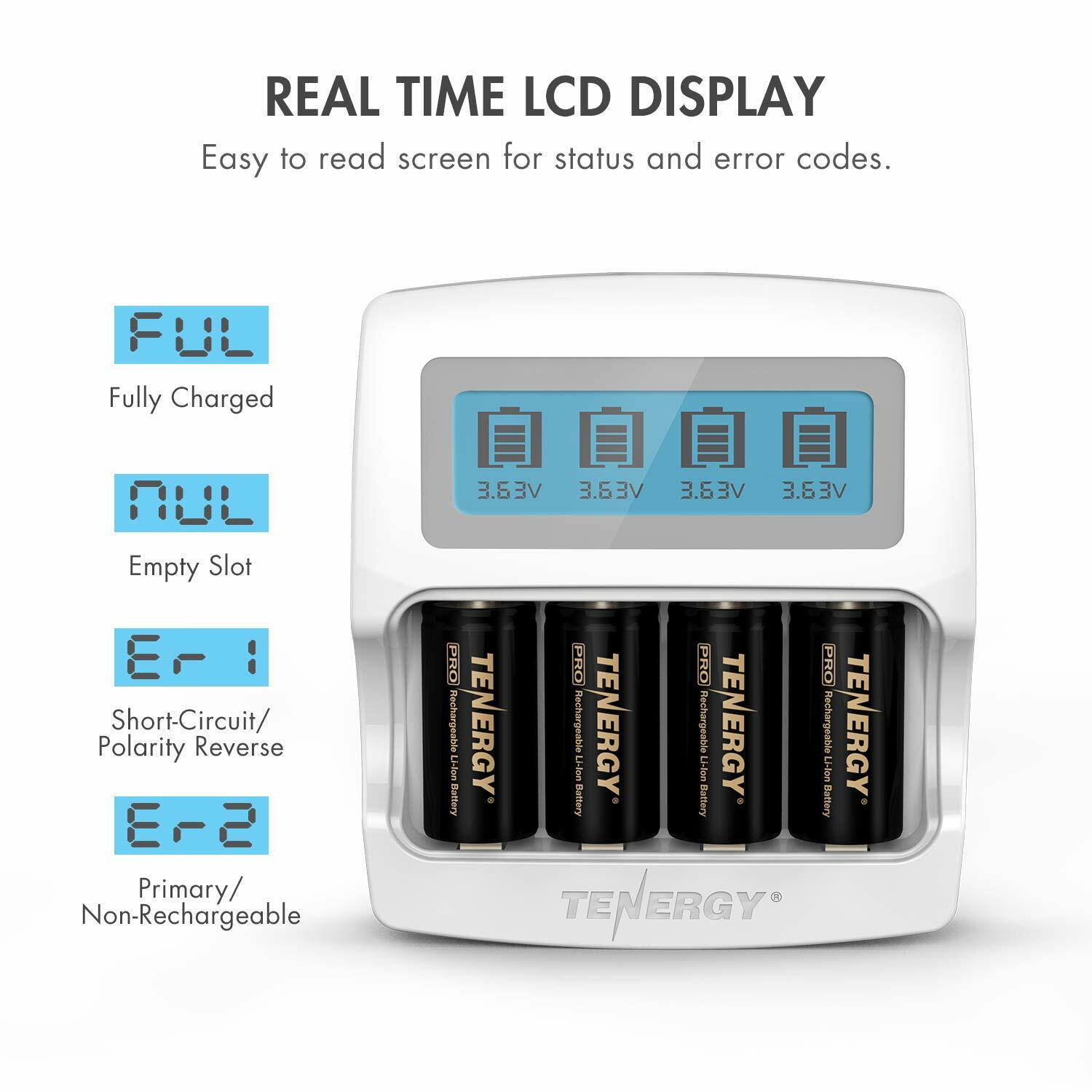 PREMIUM Arlo Camera Rechargeable Battery & Charger Kits - RCR123A Li-ion