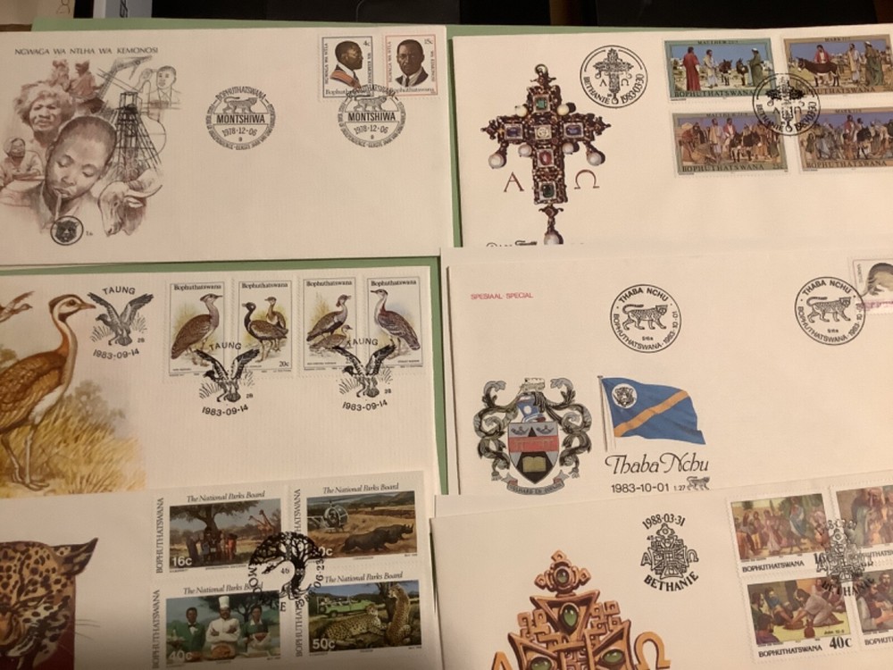 Bophuthatswana 14 postal cover items Ref A1851