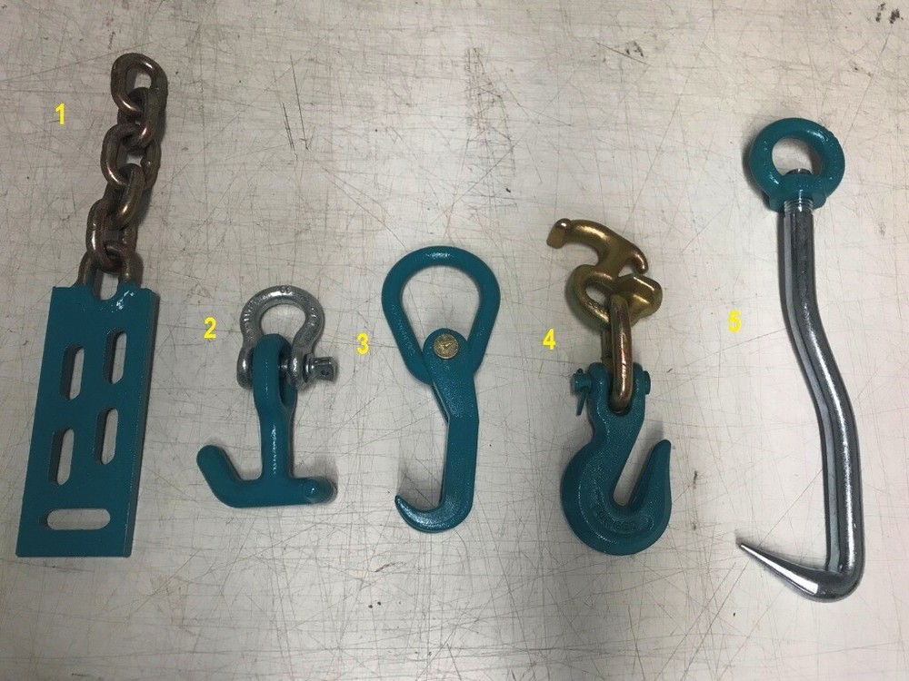 SET#15 - AUTO BODY FRAME MACHINE COLLISION REPAIR PULLING TIE TOOLS HOOK