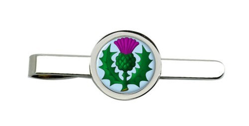Scottish Thistle Tie Clip