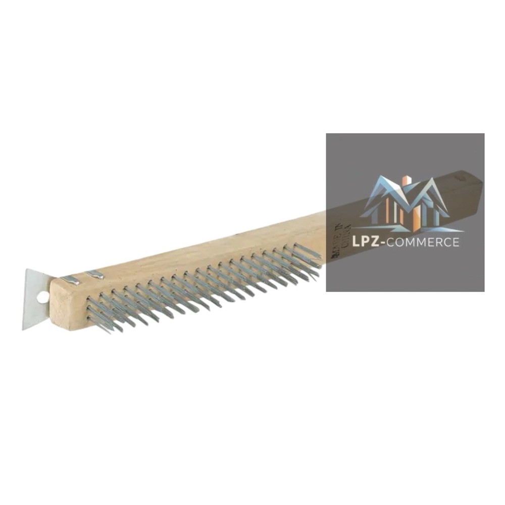 Wire Brush with Scraper