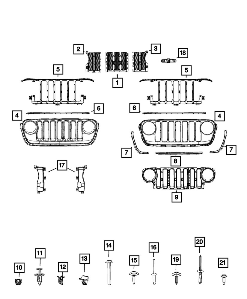 Genuine Mopar Camera Bracket 68352115AC