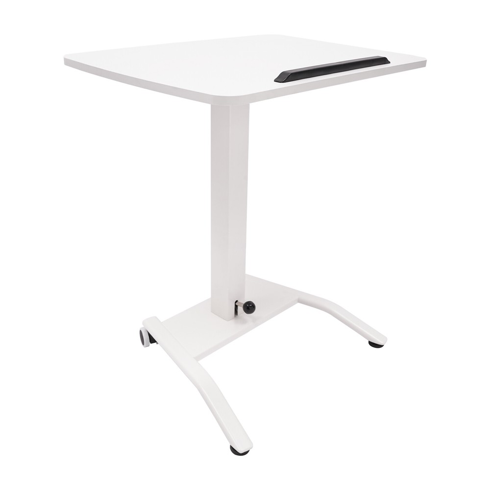 Adjustable Rolling Desk - Height & Angle Adjustable for Comfortable Work