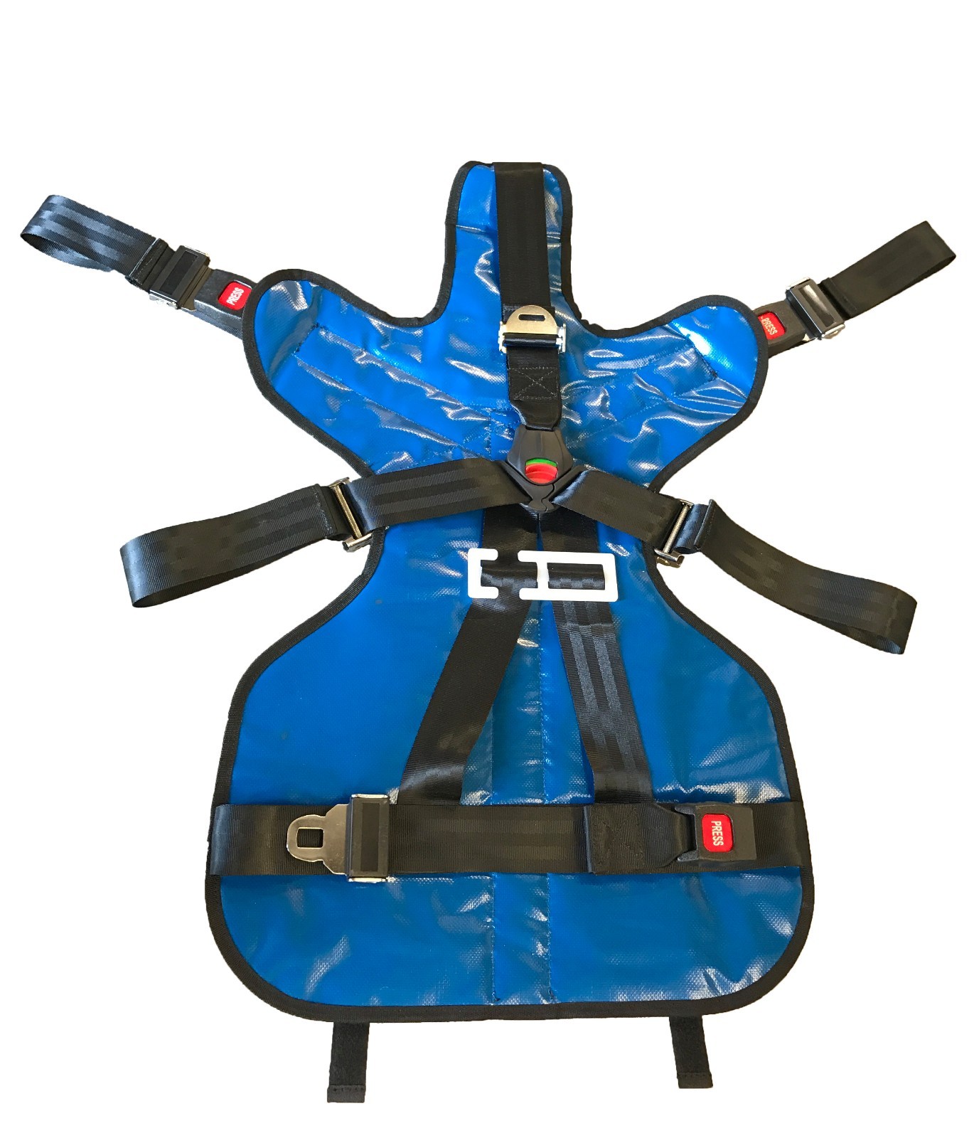 LINE2design Pediatric Restraint Seat - Child Harness Restraint Seat System Blue