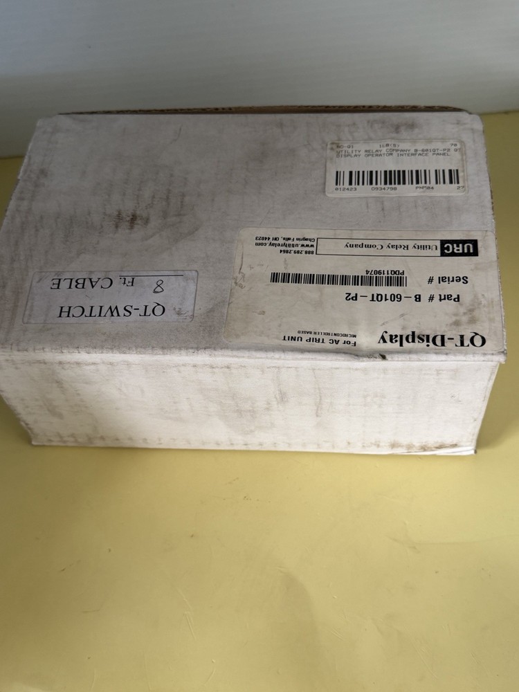 UTILITYRELAY COMPANY B-601QT-P2 QTDISPLAY OPERATOR INTERFACE PANEL