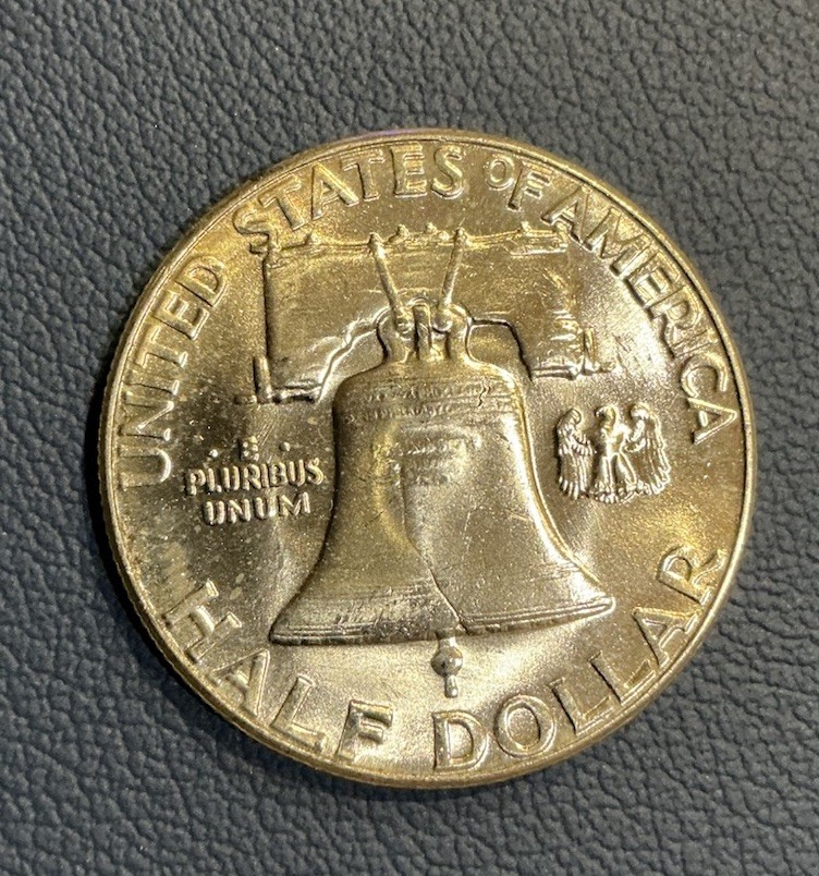 1962 Franklin Half Dollar - 90% Silver - Brilliant Uncirculated