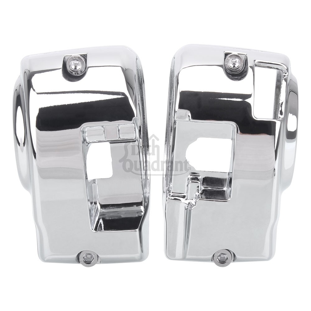 For Harley Touring Street Road Glide Chrome Handlebar Control Switch Housing