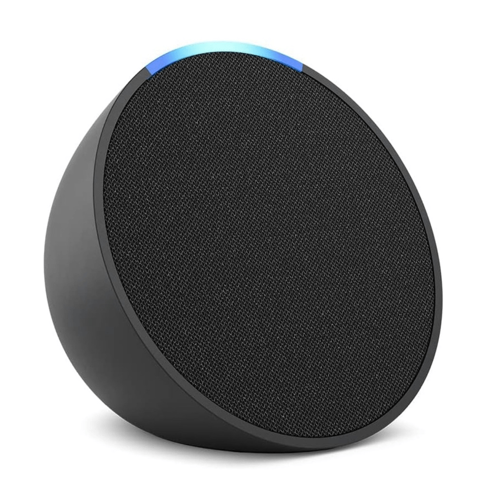 Amazon Echo Pop | Full sound compact smart speaker with Alexa | Charcoal