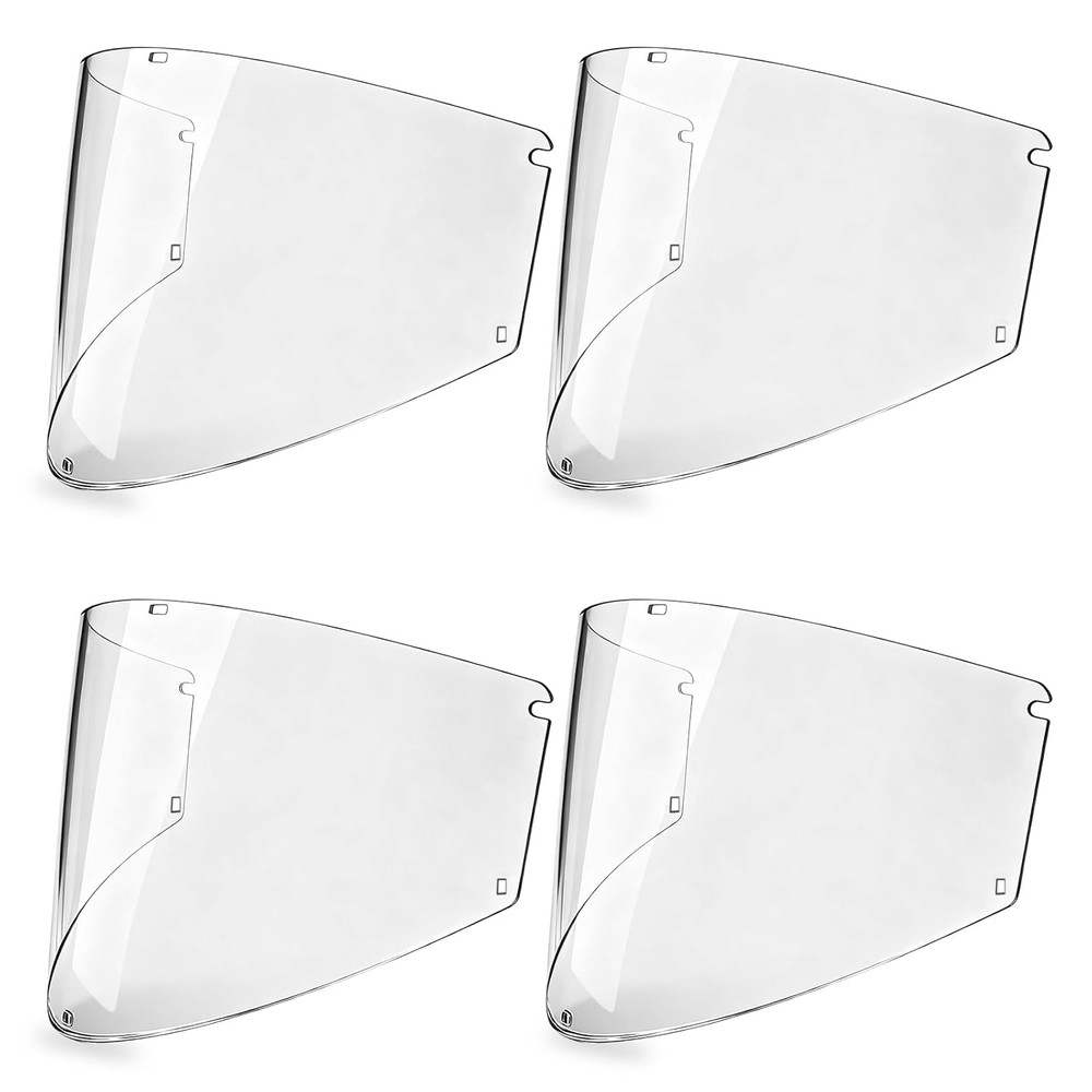 4 Pcs Face Shield Replacement Window for Premium Face Shield Mask, Protective Le