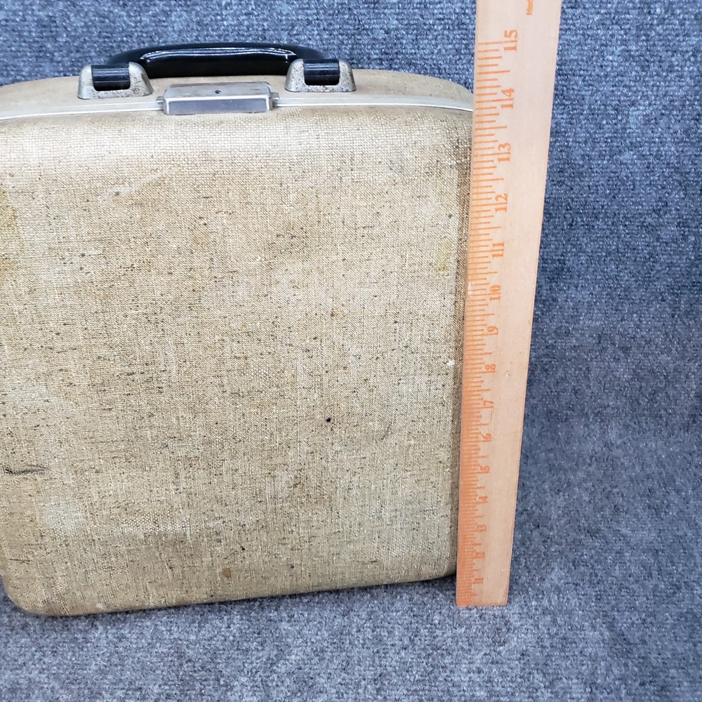 VTG Sears Roebuck Tower Commander Typewriter 871.700 with paperwork / case