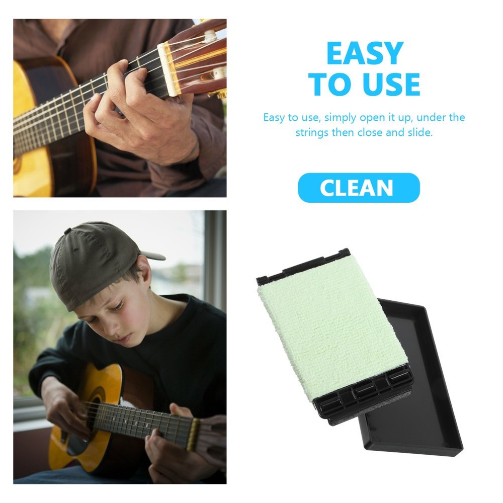 Electric Guitar Scrubber for Strings Maintenance Easy to Clean Tool
