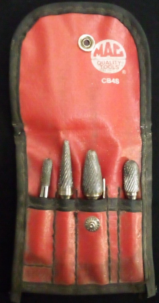 MAC TOOLS DEBURRING SET CB45 ROTARY CARBIDE MECHANICS TOOL W/CASE e