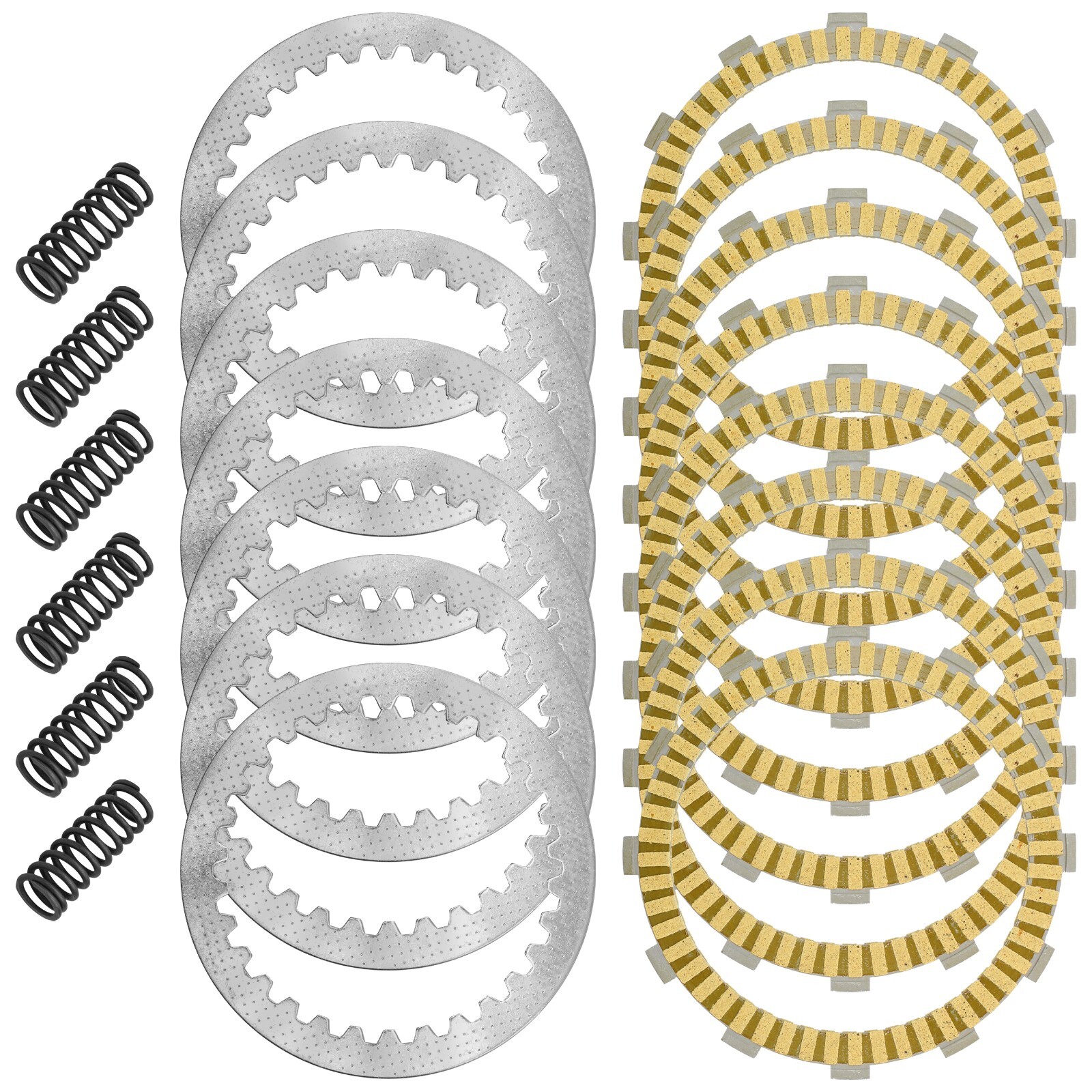 Clutch Friction Steel Plates And Springs Kit for Honda VTX1300 2003-2009