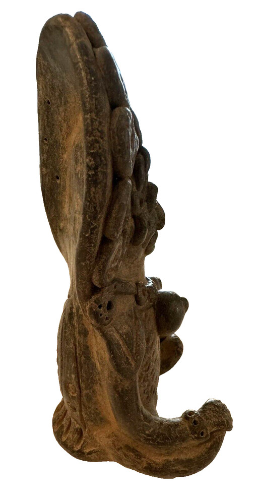 Carved Fertility Goddess Explicit Statue
