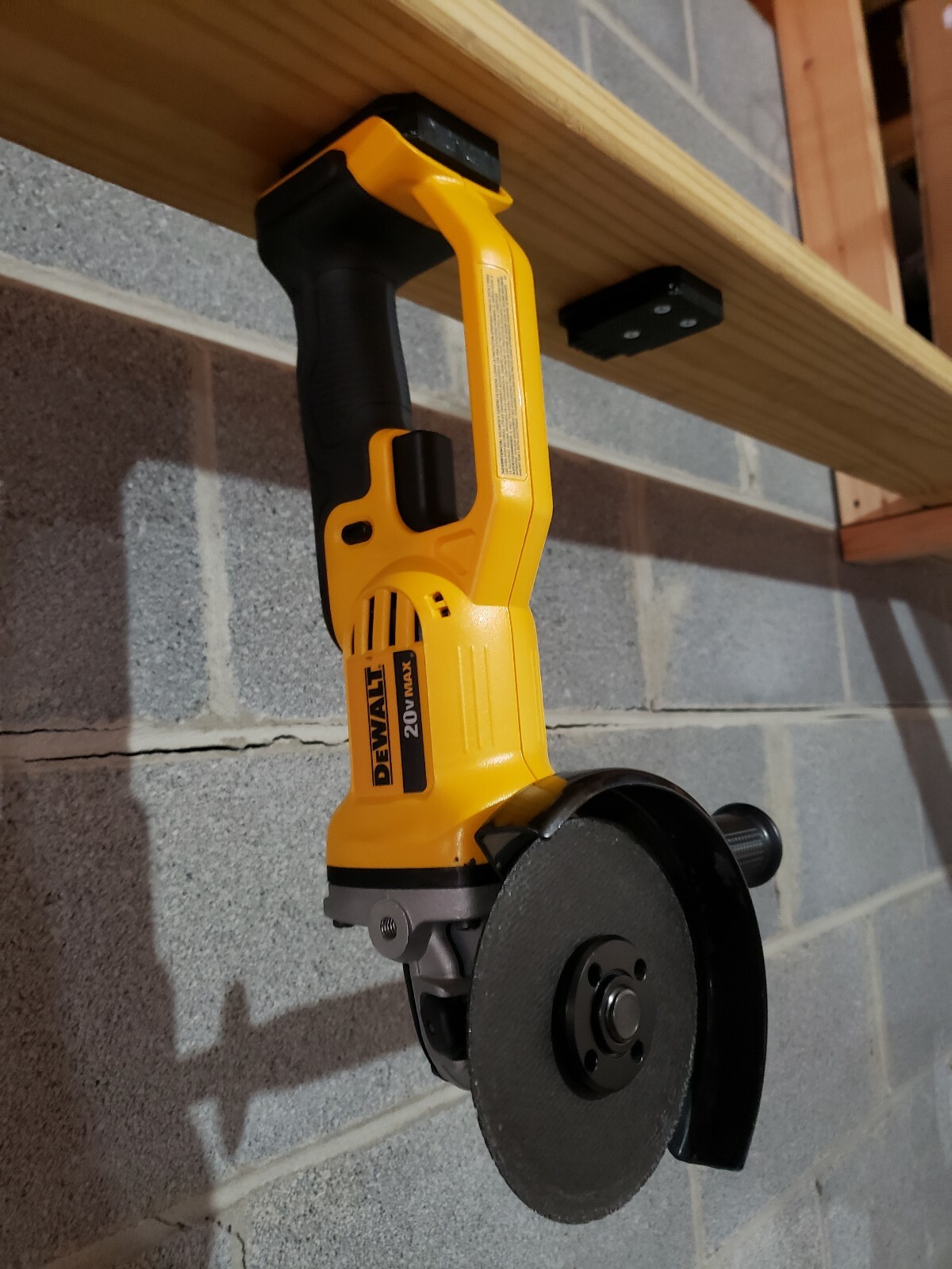 **2 Pack** Dewalt YELLOW 20V Battery Slot Tool Holder Mount