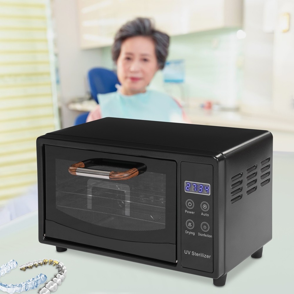 Multi-Functional Tabletop Nail Tool Sterilizer Drying Box Nail Cleaner Box 160W