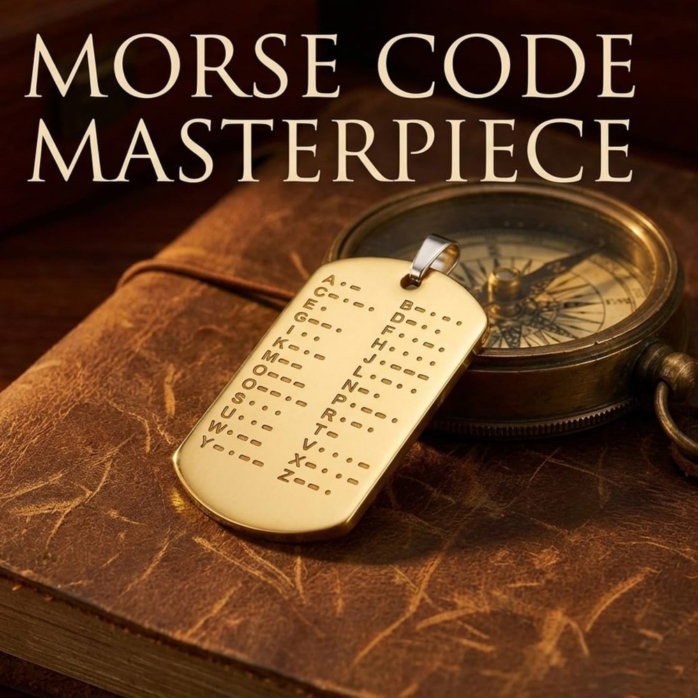 CW Morse Code Commemorative Chips, 1 PCS Morse Code Chip Explore The Learn in...