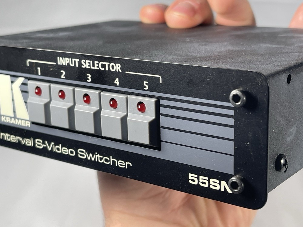 Kramer Vertical Interval S-Video Switcher 55SN - Untested