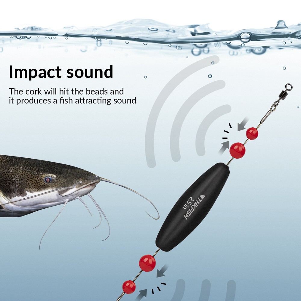 Catfish Float Rigs,Catfish Rattling Line Float for Santee Rig,Catfish Tackle