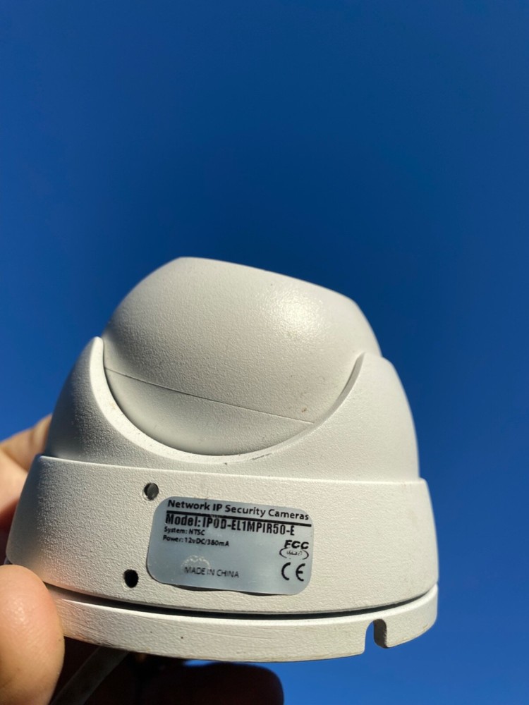 Qty:5… IPOD-EL1MPIR50-E Fixed Eyeball Cameras