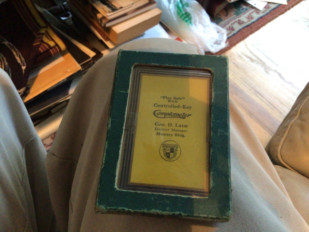 Controlled-Key Comptometer Original Advertising Playing Cards In Box