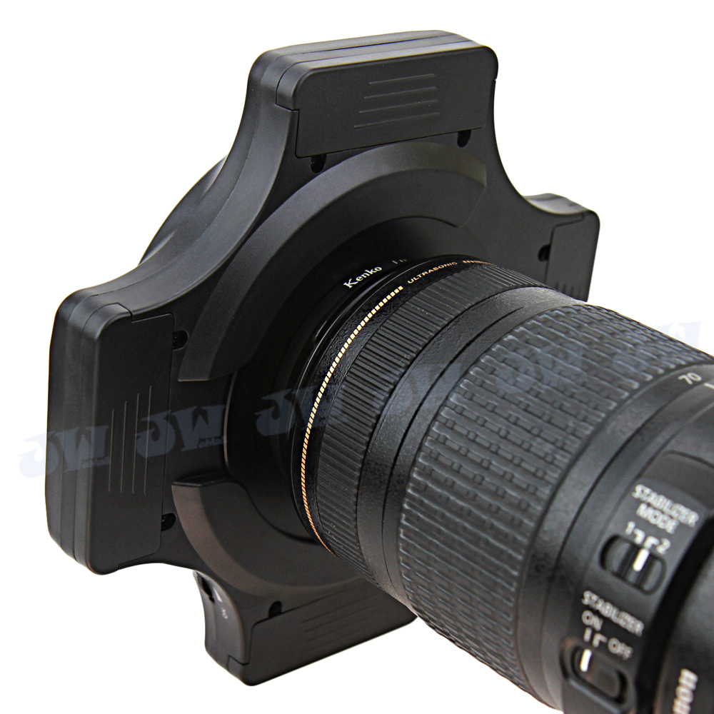 Universal LED Macro Flash Ring Light for Camera Lens, 6pcs Filter Thread Adapter