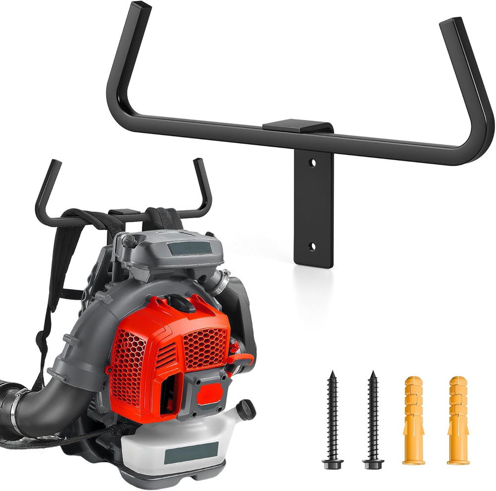 Backpack Blower Wall Mount and Storage Rack for Garden Tools (1 Pack)