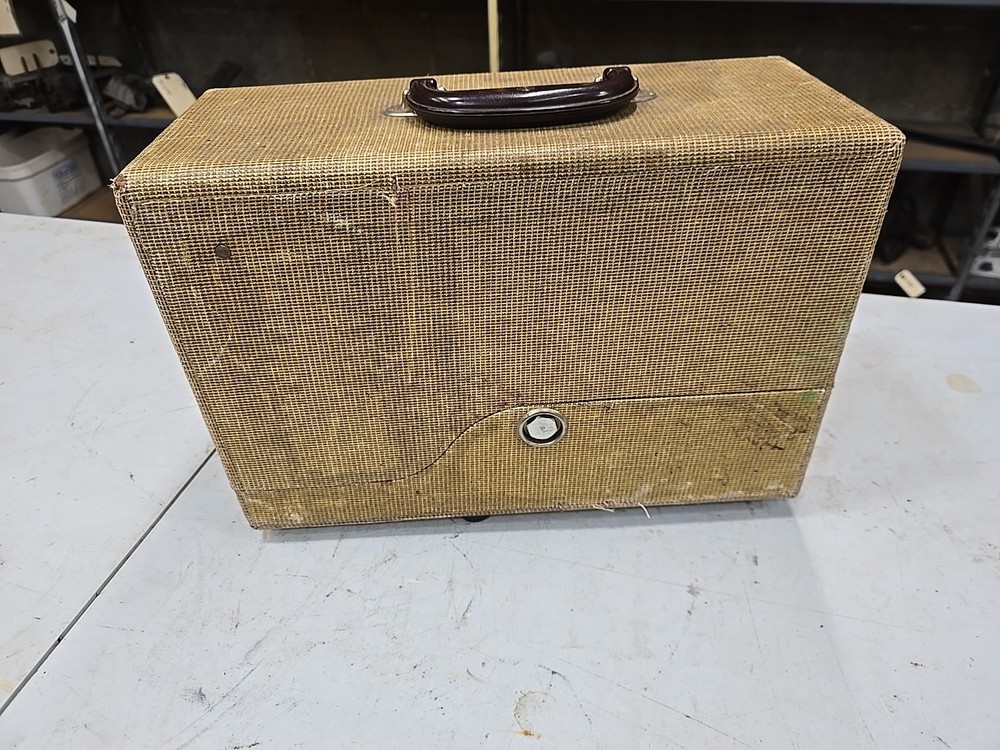 Reflex 349 Vintage Projector W/ Case Powers On Tested Works