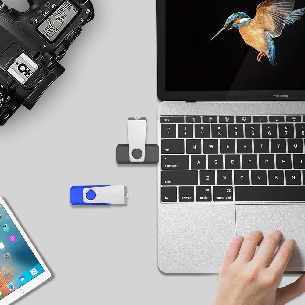 10 Pack 8GB USB Flash Drives with LED Indicator for Efficient Storage