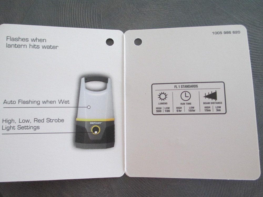 Defiant Floating Lantern 500 Lumens